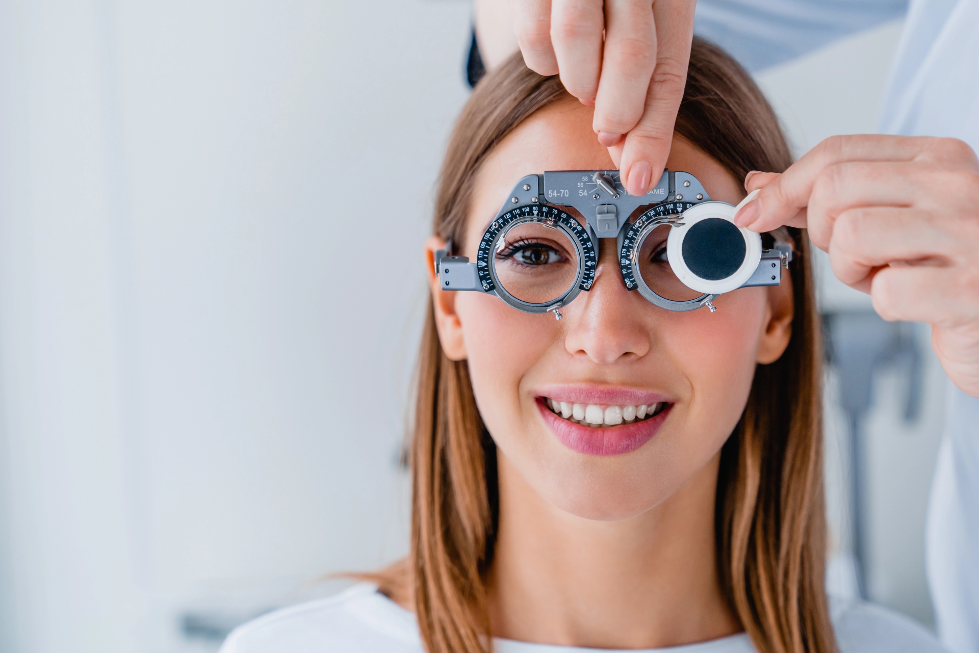 Eye examination at View Optometrist