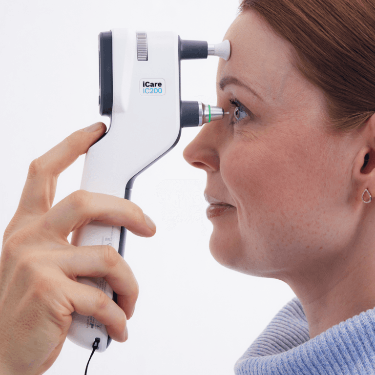 iCare eye pressure testing at View Optometrist - No air puff technology