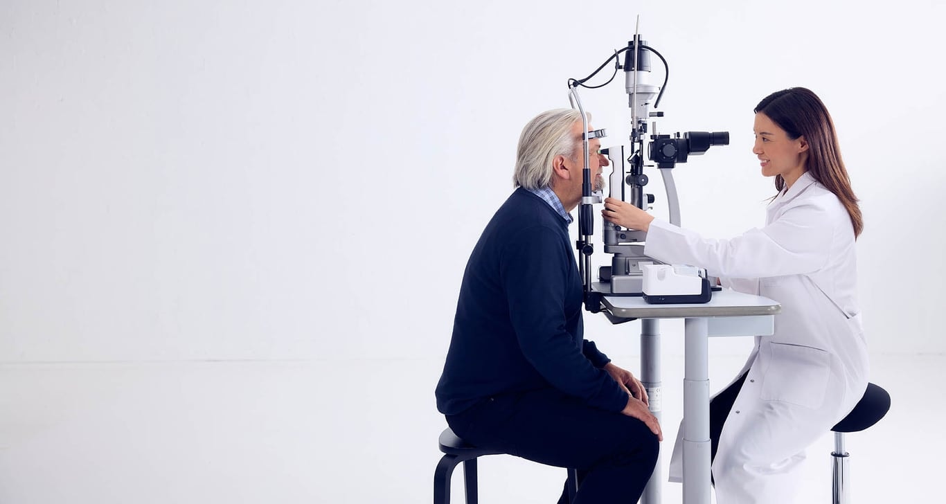 Eye pressure testing at View Optometrist in Fremont