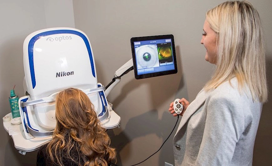 Optomap Retina Scan